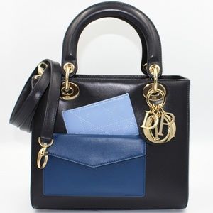 LADY DIOR TRI COLOR POCKETS MEDIUM LIMITED EDITION